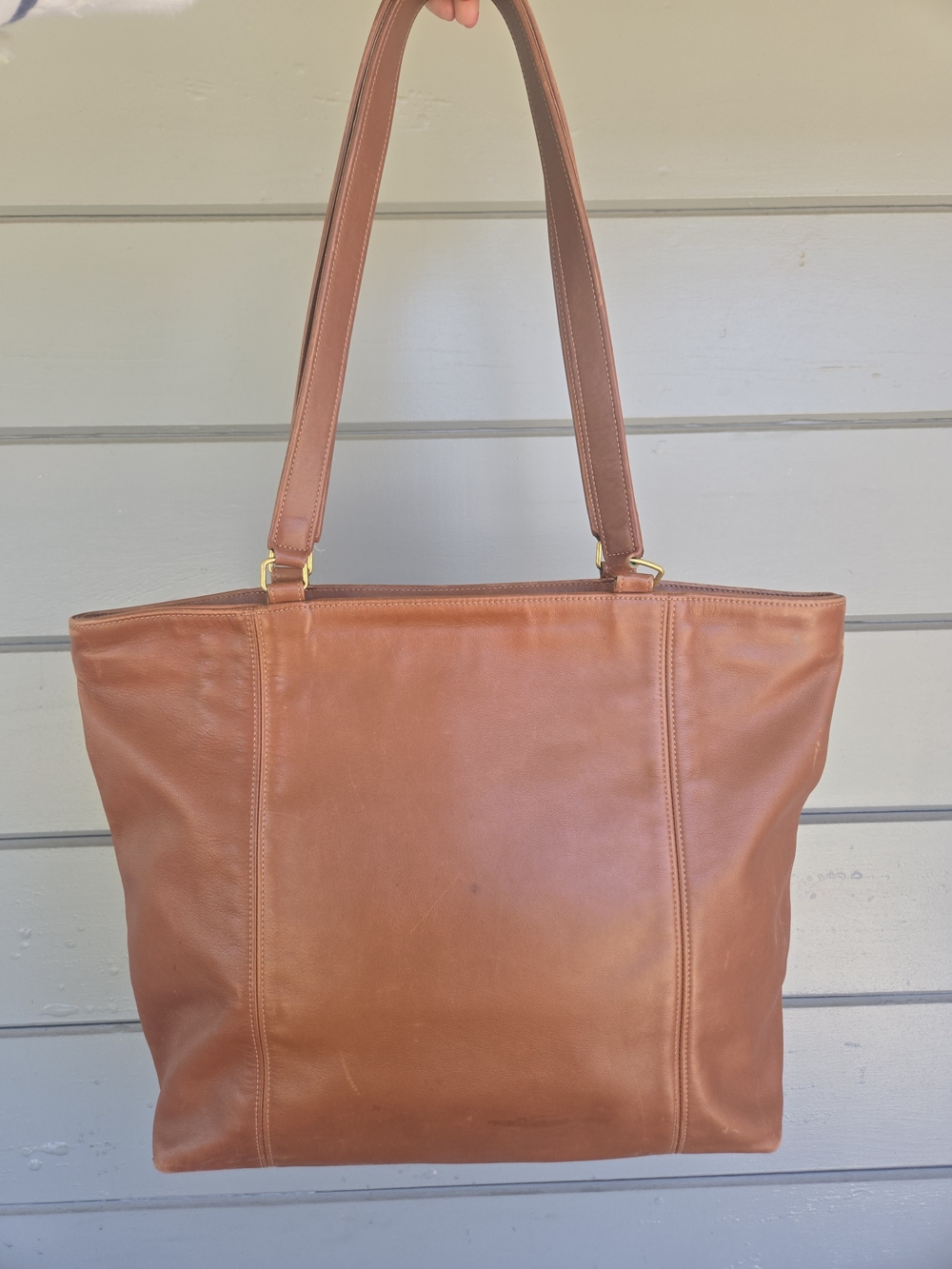 Vintage Coach Classic Leather Tote Bag